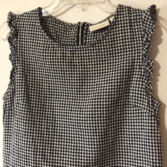 Cynthia Rowley Black & White Sleeveless Dress - Picture 2 of 5